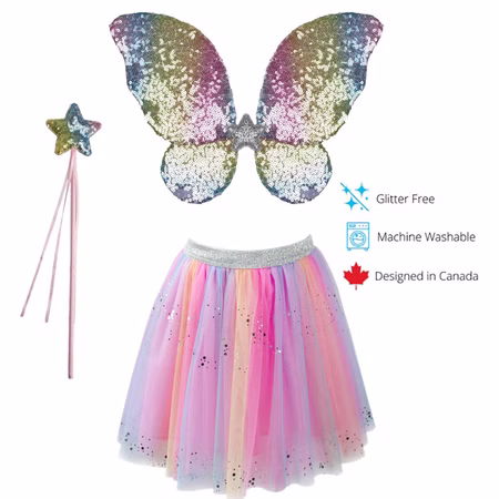 Schmetterling Kostüm Rainbow mit Flügel & Feenstab für Kinder 4-6 Jahre bunt Fasching Karneval Mottoparty Kindergeburtstag Sommer Kinderfasching Rollenspiel Schmetterling Kostüm Rainbow mit Flügel & Feenstab für Kinder 4-6 Jahre bunt Fasching Karneval Mottoparty Kindergeburtstag Sommer Kinderfasching Rollenspiel