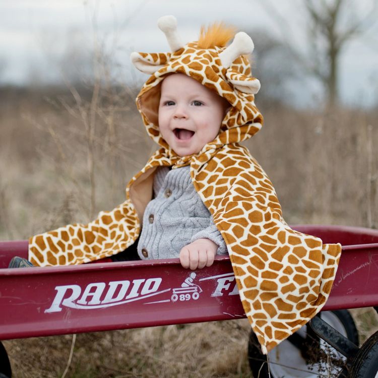 Giraffen Kostüm Gustav für Kinder Giraffen Kostüm Gustav für Kinder 2-3 Jahre braun Tier Tierkostüm Umhang Fasching Karneval Mottoparty andere Länder Afrika Kinderfasching