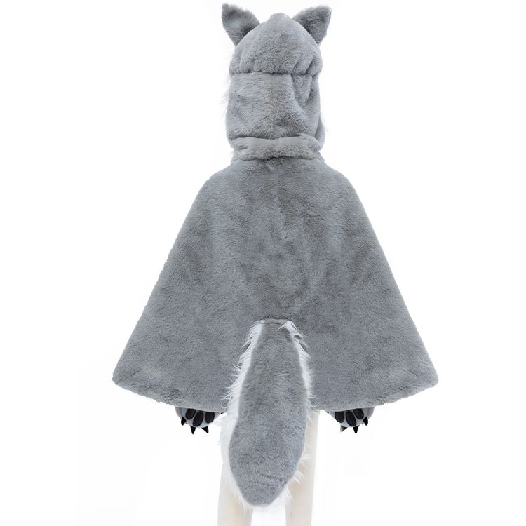 Wolf Kostüm Isegrim für Kinder Wolf Kostüm Isegrim für Kinder 4-6 Jahre grau-silber Tier Märchen Rotkäppchen Fasching Karneval Mottoparty Kinderfasching Kindergeburtstag Kinder-Theater