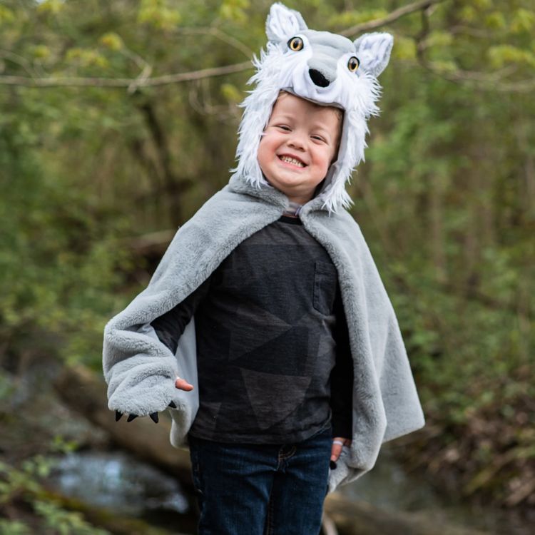 Wolf Kostüm Isegrim für Kinder Wolf Kostüm Isegrim für Kinder 4-6 Jahre grau-silber Tier Märchen Rotkäppchen Fasching Karneval Mottoparty Kinderfasching Kindergeburtstag Kinder-Theater