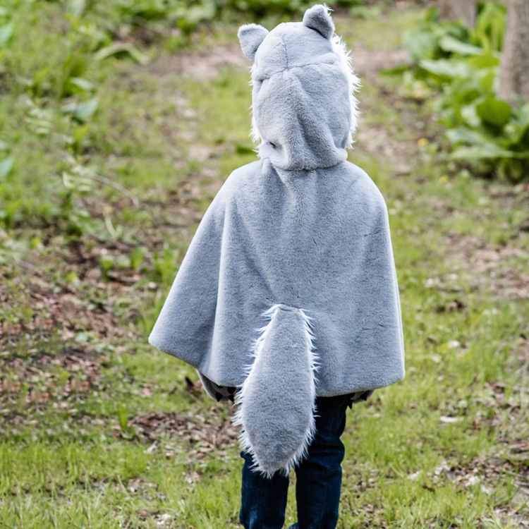Wolf Kostüm Isegrim für Kinder Wolf Kostüm Isegrim für Kinder 4-6 Jahre grau-silber Tier Märchen Rotkäppchen Fasching Karneval Mottoparty Kinderfasching Kindergeburtstag Kinder-Theater