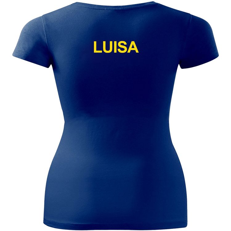 Damen T-Shirt Super Schwester blau mit Wunschname Geschenkidee Geburtstag Damen T-Shirt Super Schwester mit Wunschname Gr. S-L blau Geschenkidee Geburtstag Frauentag Weihnachten Ostern Geschenk Damen-Bekleidung SALE