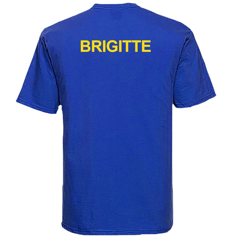 Damen T-Shirt Super Oma blau mit Wunschname Geschenkidee Geburtstag Damen T-Shirt Super Oma mit Wunschname Gr. M-XL blau Geschenkidee Geburtstag Frauentag Weihnachten Ostern Geschenk Damen-Bekleidung