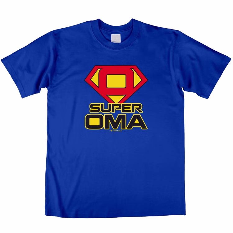 Damen T-Shirt Super Oma mit Wunschname Gr. M-XL blau Geschenkidee Geburtstag Frauentag Weihnachten Ostern Geschenk Damen-Bekleidung Damen T-Shirt Super Oma mit Wunschname Gr. M-XL blau Geschenkidee Geburtstag Frauentag Weihnachten Ostern Geschenk Damen-Bekleidung