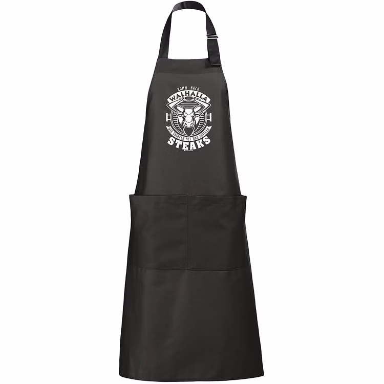 Grillschürze mit Spruch Walhalla Steaks für Herren grau Onesize Geschenk Vatertag Männertag Geschenkidee Geburtstag Sommer-Grillschürze Kochschürze Grillschürze mit Spruch Walhalla Steaks für Herren grau Onesize Geschenk Vatertag Männertag Geschenkidee Geburtstag Sommer-Grillschürze Kochschürze