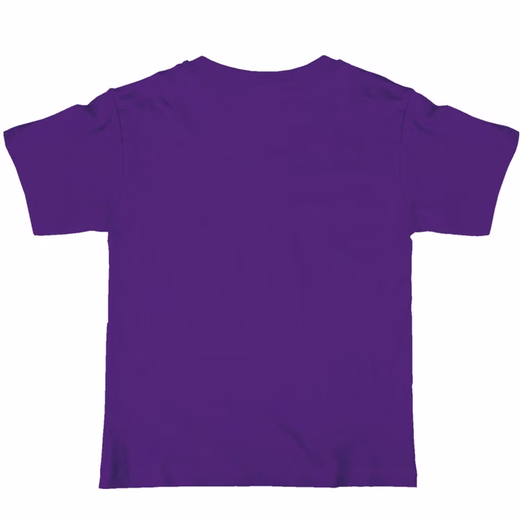 Einhorn Kinder T-Shirt lila Schulanfang Bye Bye Kindergarten Schule Gr. 110-152 SALE Schulanfang ABC-Schütze Geschenkidee Zuckertüte für Mädchen Rückansicht des Schulanfang-Einhorn-T-Shirts.