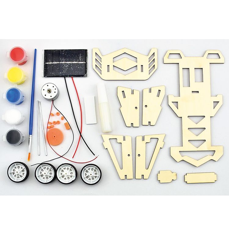 Solar Rennwagen Auto Experimentierkasten zum selber bauen für Kinder Solar Rennwagen Auto Experimentierkasten zum selber bauen für Kinder Spielzeug Holz-Spielzeug Science Wissenschaft entdecken erkunden lernen Solartechnik Sonne