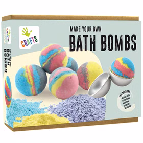 Kreativ-Set Badebomben DIY Bastel-Set Badekugeln für Kinder Basteln Badekugeln selbst kreieren Geschenkidee Kinder Baden Badewanne DIY Basteln