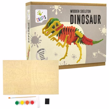 T-Rex Skelett für Kinder zum anmalen und zusammen bauen aus Holz Bastel-Set DIY Dinosaurier Knochen Skelett Geschenkidee Jungen Kinder Kreativ Dino Fossil zum Basteln T-Rex Skelett für Kinder zum anmalen und zusammen bauen aus Holz Bastel-Set DIY Dinosaurier Knochen Skelett Geschenkidee Jungen Kinder Kreativ Dino Fossil zum Basteln