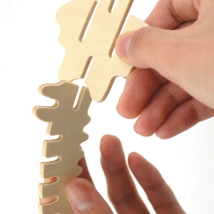 T-Rex Skelett für Kinder zum anmalen und zusammen bauen aus Holz Bastel-Set DIY Dinosaurier Knochen Skelett Geschenkidee Jungen Kinder Kreativ Dino Fossil zum Basteln