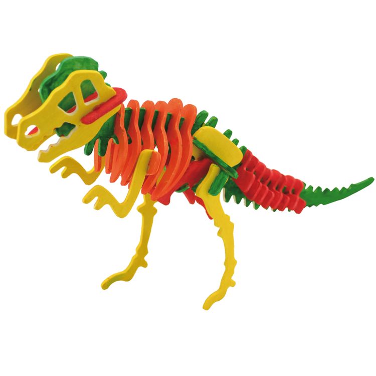 T-Rex Skelett für Kinder zum anmalen und zusammen bauen aus Holz Bastel-Set DIY Dinosaurier Knochen Skelett Geschenkidee Jungen Kinder Kreativ Dino Fossil zum Basteln