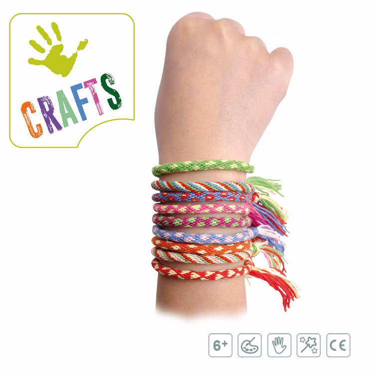 Freundschaftsbänder Bastel-Set Armbänder selber machen für Kinder DIY Kreativ-Set Geschenkidee Geburtstag Girls Mädchen Arm-Schmuck Freundschaftsbänder Bastel-Set Armbänder selber machen für Kinder DIY Kreativ-Set Geschenkidee Geburtstag Girls Mädchen Arm-Schmuck