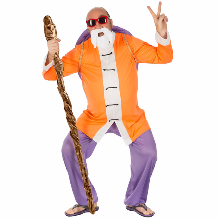 Meister Roshi Dragonball Z Kostüm für Herren Gr. M-XL Herr der Schildkröten Lizenzkostüm Fasching Karneval Mottoparty Gruppenkostüm Meister Roshi Dragonball Z Kostüm für Herren Gr. M-XL Herr der Schildkröten Lizenzkostüm Fasching Karneval Mottoparty Gruppenkostüm