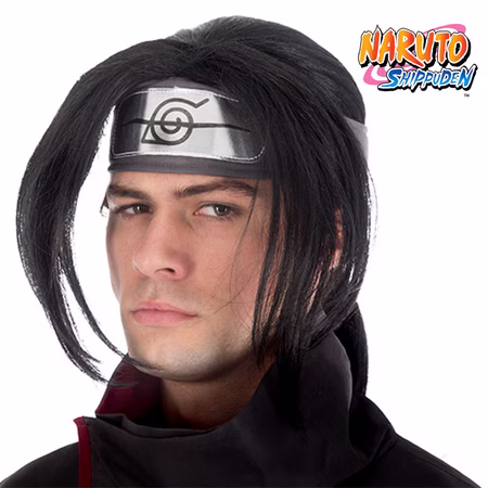 Itachi Perücke Naruto für Erwachsene Onesize schwarz Kostüm-Zubehör Manga-Perücke Anime Fasching Karneval Mottoparty Itachi Perücke Naruto für Erwachsene Onesize schwarz Kostüm-Zubehör Manga-Perücke Anime Fasching Karneval Mottoparty