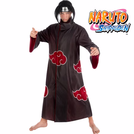 Itachi Kostüm Naruto für Herren Gr. M-XL Naruto Shippuden Manga Anime Mottoparty Fasching Karneval Gruppenkostüm Itachi Kostüm Naruto für Herren Gr. M-XL Naruto Shippuden Manga Anime Mottoparty Fasching Karneval Gruppenkostüm