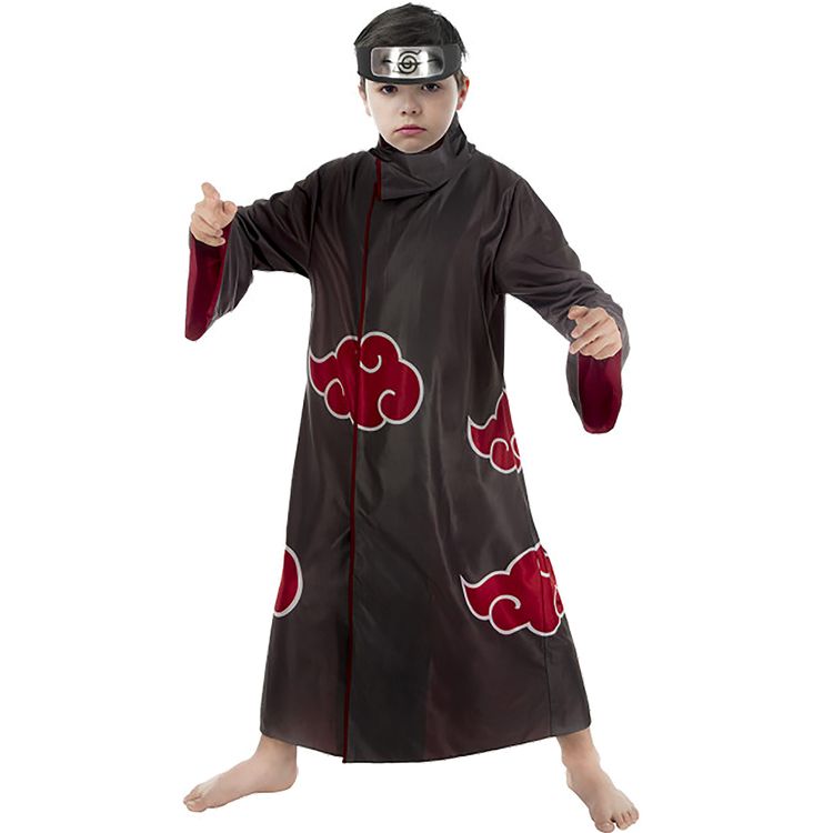 Itachi Kostüm Naruto für Kinder Itachi Kostüm Naruto für Kinder Gr. 128-152 Naruto Shippuden Manga Anime Mottoparty Fasching Karneval Gruppenkostüm Kindergeburtstag