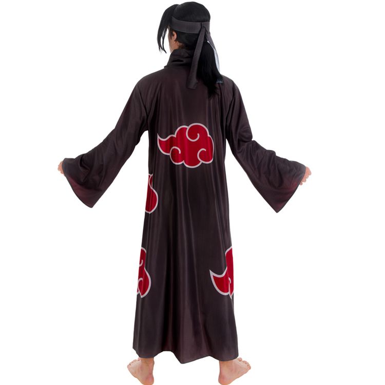 Itachi Deluxe Kostüm Naruto für Herren inkl. Perücke Itachi Deluxe Kostüm Naruto für Herren inkl. Perücke Gr. M-XL Manga Anime Mottoparty Fasching Karneval CosplayvGruppenkostüm