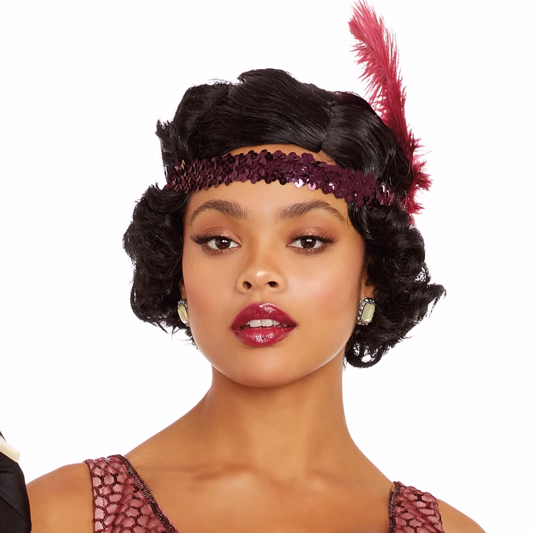 Charleston Kostüm Deluxe Mrs. Gatsby für Damen Gr. S-XL Kleid rot mit Haarband 20er Jahre Babylon Berlin Fasching Karneval Mottoparty Paarkostüm Charleston Kostüm Deluxe Mrs. Gatsby für Damen Gr. S-XL Kleid rot mit Haarband 20er Jahre Babylon Berlin Fasching Karneval Mottoparty Paarkostüm