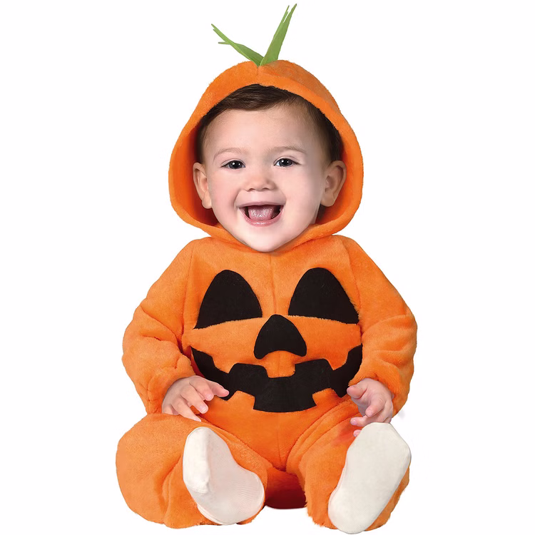 Kürbis Kostüm frecher Halloween Kürbiskopf für Kinder 12-24 Monate orange Overall Fasching Karneval Mottoparty Kinderfasching Kürbis Kostüm frecher Halloween Kürbiskopf für Kinder 12-24 Monate orange Overall Fasching Karneval Mottoparty Kinderfasching