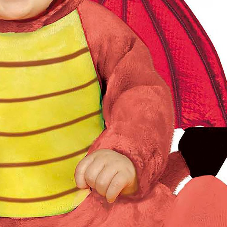 Roter Drache Kostüm Feuerdrache Ryu für Kinder Roter Drache Kostüm Feuerdrache Ryu für Kinder 12-24 Monate Tier Overall mit Kapuze Tierkostüm Märchen Fasching Karneval Mottoparty Kinderfasching