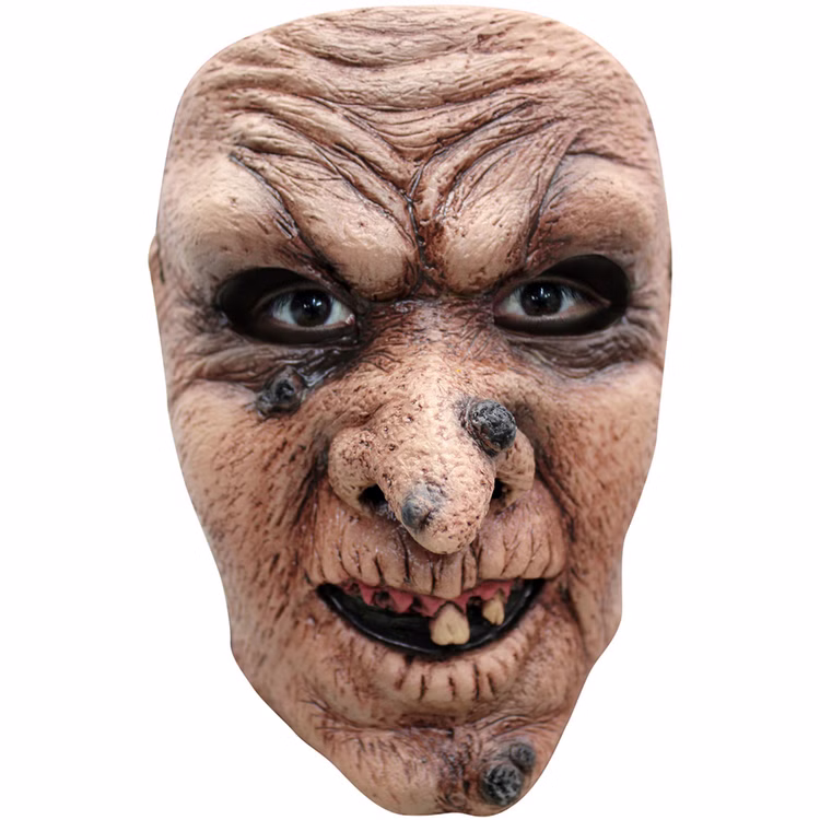 Hexen-Maske Böse Hexe Furunkel hautfarben Latex für Erwachsene Einheitsgröße Halloweenmaske Fasching Karneval Mottoparty Hexen-Maske Böse Hexe Furunkel hautfarben Latex für Erwachsene Einheitsgröße Halloweenmaske Fasching Karneval Mottoparty
