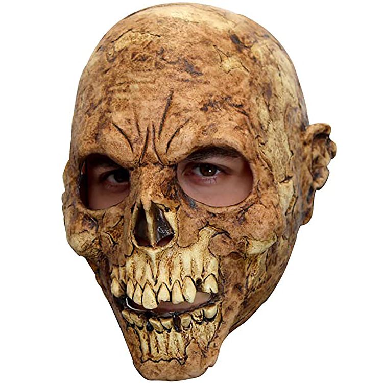 Halloween Maske Zombie Toter Schädel für Erwachsene Halloween Maske Zombie Toter Schädel für Erwachsene Kostüm-Zubehör Halloweenmaske Zombiemaske SALE Fasching Karneval Mottoparty