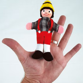Hochwertige Märchen Fingerpuppen 12 Stück für Kasperletheater 13 cm groß für Kinder Spielzeug Fingerpuppen aus Holz und Stoff Kinder-Spielwaren Puppentheater Geschenkidee