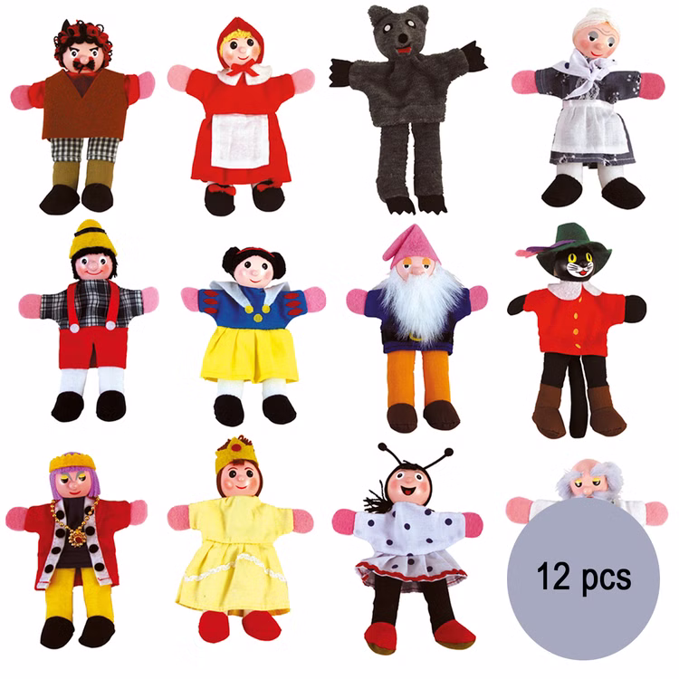 Hochwertige Märchen Fingerpuppen 12 Stück für Kasperletheater 13 cm groß für Kinder Spielzeug Fingerpuppen aus Holz und Stoff Kinder-Spielwaren Puppentheater Geschenkidee Hochwertige Märchen Fingerpuppen 12 Stück für Kasperletheater 13 cm groß für Kinder Spielzeug Fingerpuppen aus Holz und Stoff Kinder-Spielwaren Puppentheater Geschenkidee