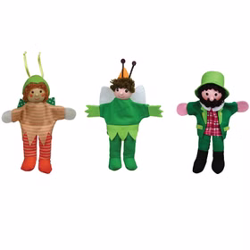 Hochwertige Fingerpuppen aus Holz 12 Stück Geschichten erzählen 13 cm  Kasperletheater  Spielzeug für Kinder Spielzeug Fingerpuppen aus Holz und Stoff Kinder-Spielwaren Puppentheater Geschenkidee