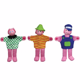 24 Fingerpuppen Deluxe aus Holz für Kasperletheater 13 cm Kinder Spielzeug Fingerpuppen aus Holz und Stoff Kinder-Spielwaren Puppentheater Geschenkidee Märchen Geschichten erzählen