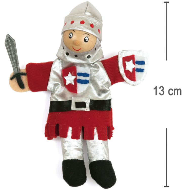 24 Fingerpuppen Deluxe aus Holz für Kasperletheater 13 cm Kinder Spielzeug Fingerpuppen aus Holz und Stoff Kinder-Spielwaren Puppentheater Geschenkidee Märchen Geschichten erzählen