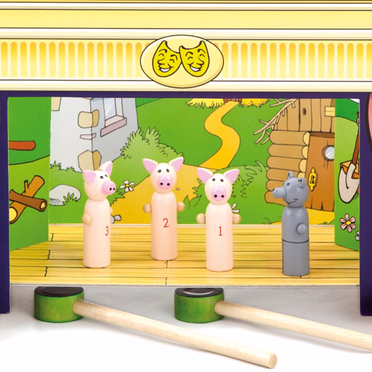 Magnetisches Holz-Puppentheater mit 15 Figuren und 4 Märchen zum Spielen hochwertiges Holz-Spielzeug Spielwaren für Kinder Geschenkidee Magnetisches Holz-Puppentheater mit 15 Figuren und 4 Märchen zum Spielen hochwertiges Holz-Spielzeug Spielwaren für Kinder Geschenkidee