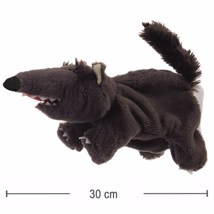 Handpuppe Wolf 30 cm Zubehör für Puppen- und Kasperletheater Plüschtier für Kinder Geschenkidee Märchen Handpuppe Kindergarten Handpuppe Wolf 30 cm Zubehör für Puppen- und Kasperletheater Plüschtier für Kinder Geschenkidee Märchen Handpuppe Kindergarten