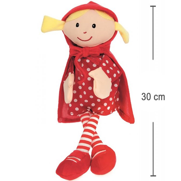 Handpuppe Rotkäppchen 30 cm Zubehör für Puppen- und Kasperletheater Handpuppe Rotkäppchen 30 cm Zubehör für Puppen- und Kasperletheater Plüschpuppe für Kinder Geschenkidee Märchen Handpuppe Kindergarten