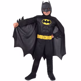 Batman Kostüm schwarz mit Muskeln für Kinder 5-12 Jahre Fledermaus Lizenzkostüm Fasching Karneval Mottoparty Kinderfasching Kindergeburtstag Batman Kostüm schwarz mit Muskeln für Kinder 5-12 Jahre Fledermaus Lizenzkostüm Fasching Karneval Mottoparty Kinderfasching Kindergeburtstag