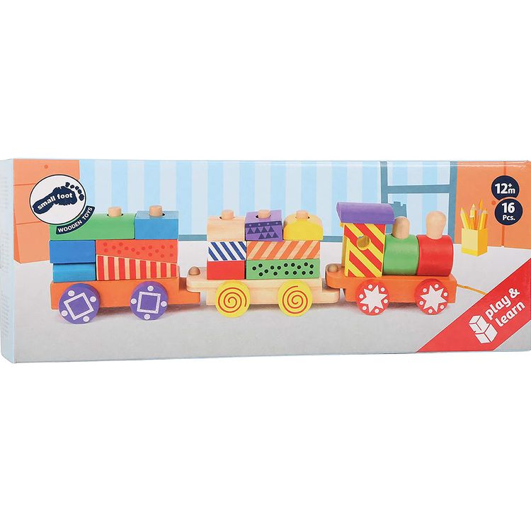 Holz Eisenbahn kunterbunt für Kinder 16-tlg. Holz-Spielzeug Holz Eisenbahn kunterbunt zum Ziehen für Kinder 16-tlg. Holz-Spielzeug kunterbunte Holzbausteine ab 12 Monaten Geburtstag Weihnachten Geschenk Spielwaren Steckspiel Lokomotive Waggons