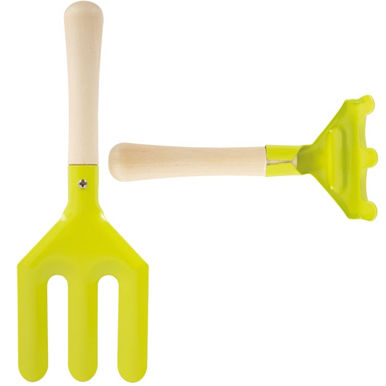 Schürze für Kinder Gartenschürze mit Werkzeugen & Handschuhen Schürze für Kinder Gartenschürze mit Werkzeugen & Handschuhen Kinder-Gartenschürze mit Brusttasche, Gartenhandschuhen und vier Gartengeräten Spaten Harke Schaufel Blumengabel Holz-Spielzeug