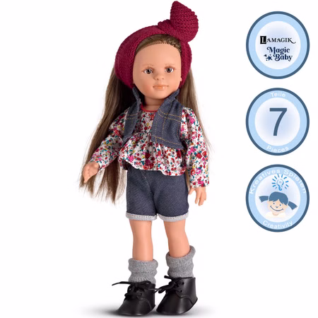 Puppe Nina 33 cm mit langen braunen Haaren zum Frisieren & Bekleidung Spielzeug Spielwaren Spielpuppe Anziehpuppe Jungen-Puppe Geschenk Geburtstag Weihnachten Puppe zum kämen und frisieren Puppe Nina 33 cm mit langen braunen Haaren zum Frisieren & Bekleidung Spielzeug Spielwaren Spielpuppe Anziehpuppe Jungen-Puppe Geschenk Geburtstag Weihnachten Puppe zum kämen und frisieren