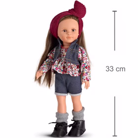 Puppe Nina 33 cm mit langen braunen Haaren zum Frisieren & Bekleidung Spielzeug Spielwaren Spielpuppe Anziehpuppe Jungen-Puppe Geschenk Geburtstag Weihnachten Puppe zum kämen und frisieren Puppe Nina 33 cm mit langen braunen Haaren zum Frisieren & Bekleidung Spielzeug Spielwaren Spielpuppe Anziehpuppe Jungen-Puppe Geschenk Geburtstag Weihnachten Puppe zum kämen und frisieren