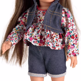 Puppe Nina 33 cm mit langen braunen Haaren zum Frisieren & Bekleidung Spielzeug Spielwaren Spielpuppe Anziehpuppe Jungen-Puppe Geschenk Geburtstag Weihnachten Puppe zum kämen und frisieren Puppe Nina 33 cm mit langen braunen Haaren zum Frisieren & Bekleidung Spielzeug Spielwaren Spielpuppe Anziehpuppe Jungen-Puppe Geschenk Geburtstag Weihnachten Puppe zum kämen und frisieren