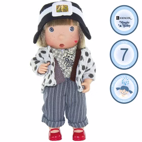 Puppe Amelia Mary Earhart Flugpionierin 25 cm für Kinder Spielzeug Spielpuppe historische Persönlichkeiten Frauen die Geschichte geschrieben haben Geschenkidee Mädchen Weihnachten Geburtstag