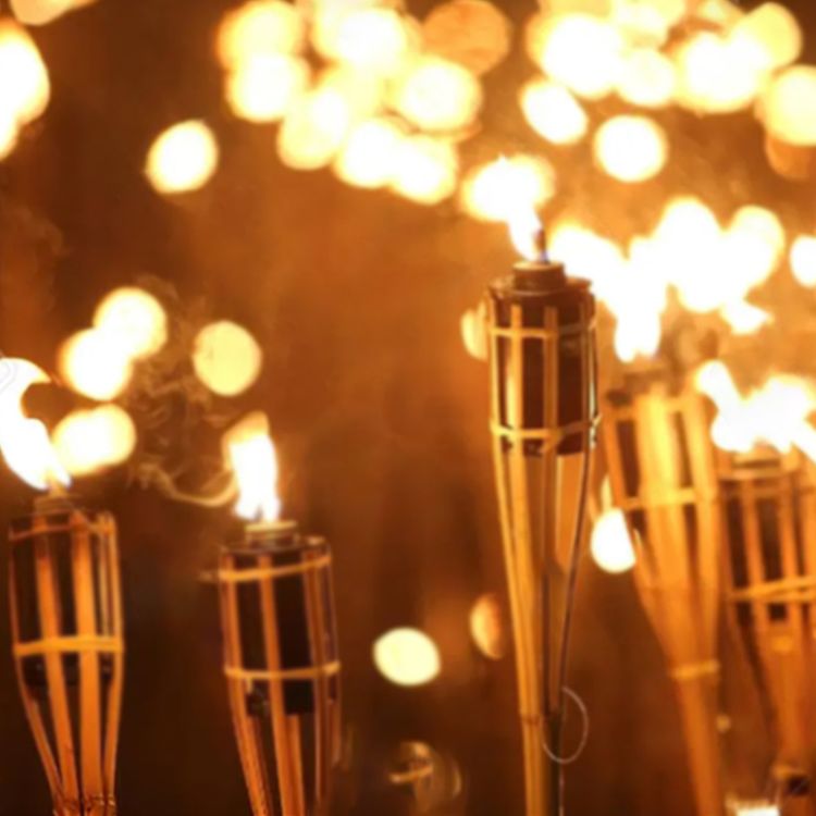 Bambusfackel 90cm - Gartenfackel