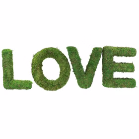 Love Schriftzug grün aus Moosgummi 4 Deko-Buchstaben Hochzeit Tischdeko Geburtstag Valentinstag Party-Deko rustikal Vintage Natur Love Schriftzug grün aus Moosgummi 4 Deko-Buchstaben Hochzeit Tischdeko Geburtstag Valentinstag Party-Deko rustikal Vintage Natur