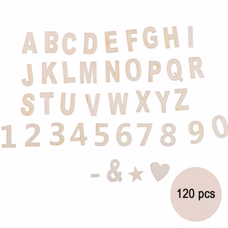 Unbearbeitete Holz Buchstaben & Zahl 120 Stück Deko DIY Basteln Heimwerken Geschenkidee Weihnachten Basteln mit Holz Unbearbeitete Holz Buchstaben & Zahl 120 Stück Deko DIY Basteln Heimwerken Geschenkidee Weihnachten Basteln mit Holz