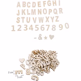 Unbearbeitete Holz Buchstaben & Zahl 120 Stück Deko DIY Basteln Heimwerken Geschenkidee Weihnachten Basteln mit Holz Unbearbeitete Holz Buchstaben & Zahl 120 Stück Deko DIY Basteln Heimwerken Geschenkidee Weihnachten Basteln mit Holz