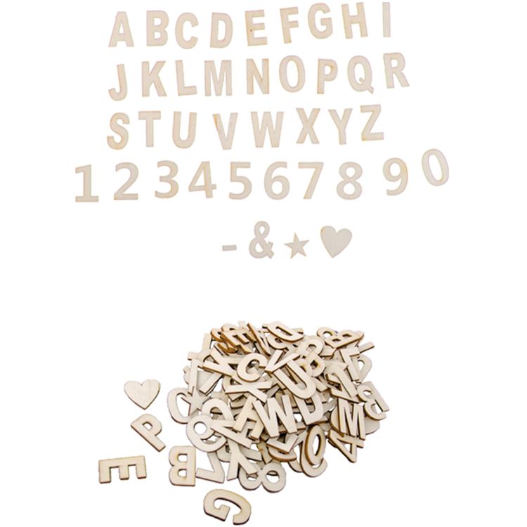 Unbearbeitete Holz Buchstaben & Zahlen 120 Stück Deko Basteln Unbearbeitete Holz Buchstaben & Zahl 120 Stück Deko DIY Basteln Heimwerken Geschenkidee Weihnachten Basteln mit Holz