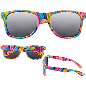 Partybrille bunt 90er Jahre Retro-Brille Kostüm-Zubehör Fasching Mottoparty Accessoire Sonnenbrille Regenbogen Rainbow mehrfarbig Party-Zubehör für Damen und Herren Partybrille bunt 90er Jahre Retro-Brille Kostüm-Zubehör Fasching Mottoparty Accessoire Sonnenbrille Regenbogen Rainbow mehrfarbig Party-Zubehör für Damen und Herren