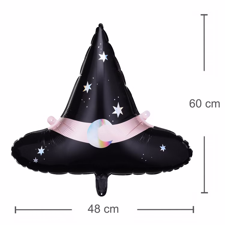 Hexenhut Folienballon Magic Halloween 60 x 48 cm Party-Deko Tischdeko Halloween Geburtstag Mottoparty Fasching Karneval Walpurgisnacht Hexlein Halloween-Deko Hexe Hexenhut Folienballon Magic Halloween 60 x 48 cm Party-Deko Tischdeko Halloween Geburtstag Mottoparty Fasching Karneval Walpurgisnacht Hexlein Halloween-Deko Hexe