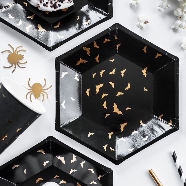 Halloween XXL Party-Set House of the Spider Witch 48 Teile Deko Halloween XXL Party-Set House of the Spider Witch 48 Teile Deko Mottoparty Partygeschirr Halloween-Party Kinder Kinderfasching Hexe Gespenst Spinnen Spinnennetz Tischdeko Halloween