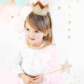 Prinzessin Kostüm Samira für Kinder 3-7 Jahre rosa Kostüm-Zubehör Fasching Karneval Mottoparty Kinderfasching Kinder-Geburtstag Fee-Kostüm Schmetterling-Kostüm Sommer-Outft